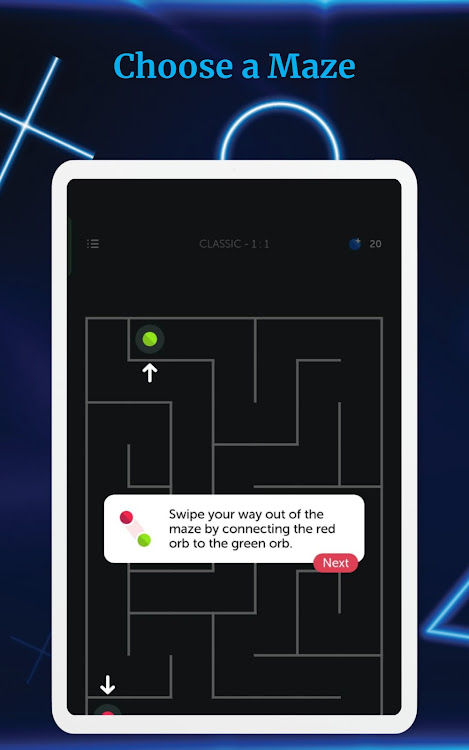 #9. Maze Craze - Labyrinth Puzzles (Android) By: Random Logic Games, LLC