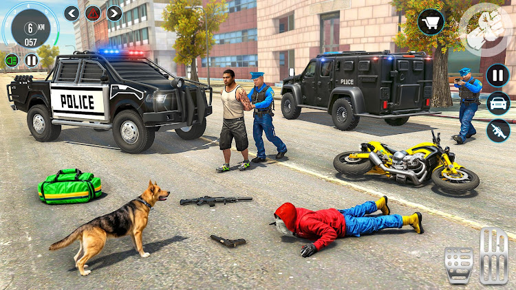 #3. Police Van Games Cop Simulator (Android) By: Gaming Switch