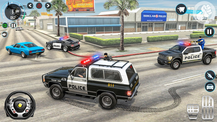 #4. Police Van Games Cop Simulator (Android) By: Gaming Switch