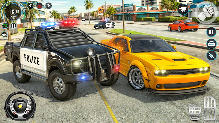 #5. Police Van Games Cop Simulator (Android) By: Gaming Switch