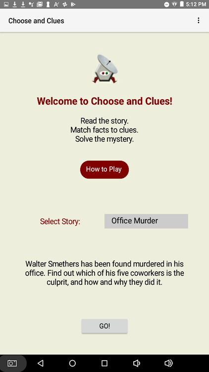 #9. Choose and Clues (Android) By: Bayla Publishing