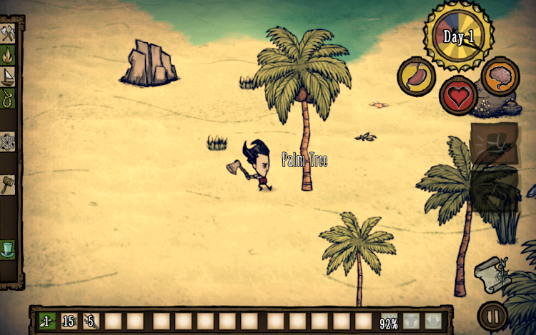 #6. Don't Starve: Shipwrecked (Android) By: Klei Entertainment Inc.