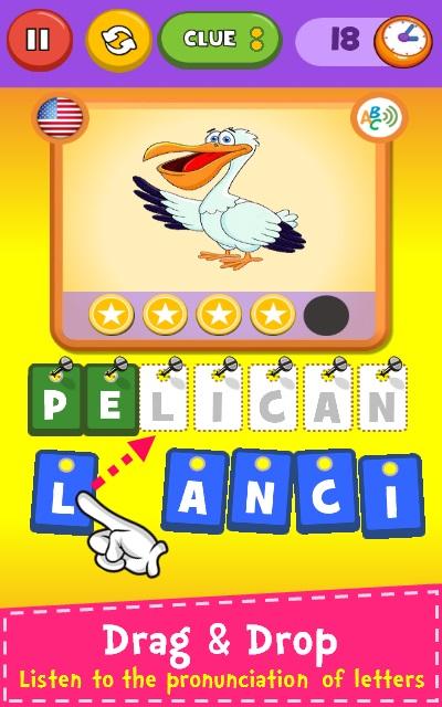 #2. Learn to Spell & Write (Android) By: Orange Studios Games