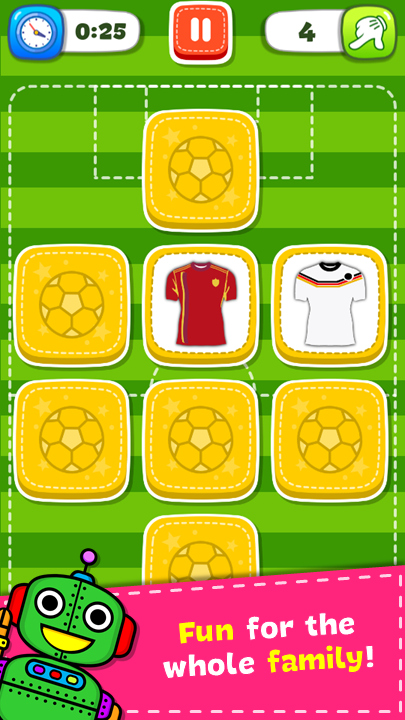 #2. Match Game - Soccer (Android) By: Orange Studios Games