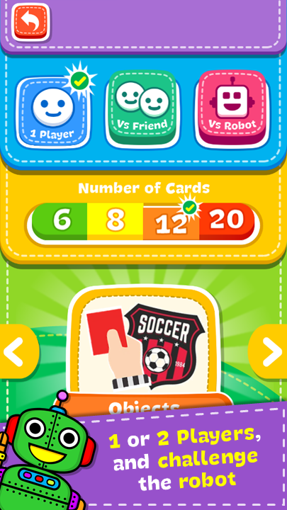 #3. Match Game - Soccer (Android) By: Orange Studios Games