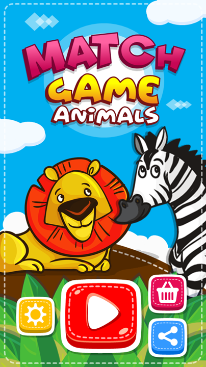 #9. Match Game - Animals (Android) By: Orange Studios Games