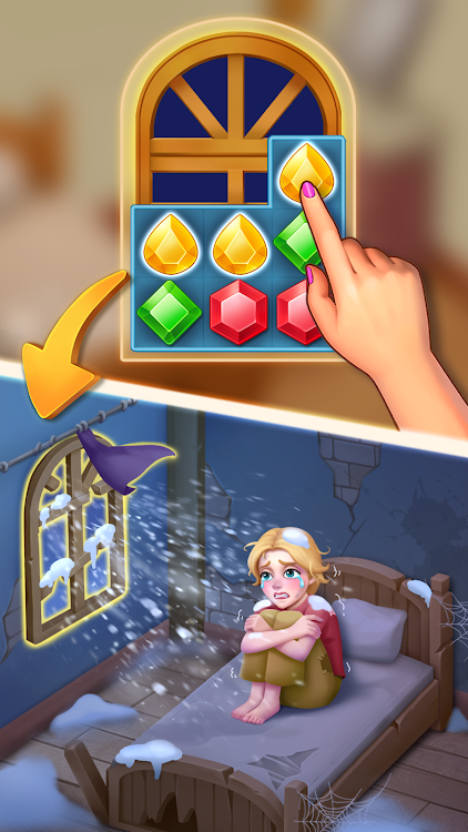 #2. Jewel Hunter - Match 3 Games (Android) By: LinkDesks Classic Puzzle Games