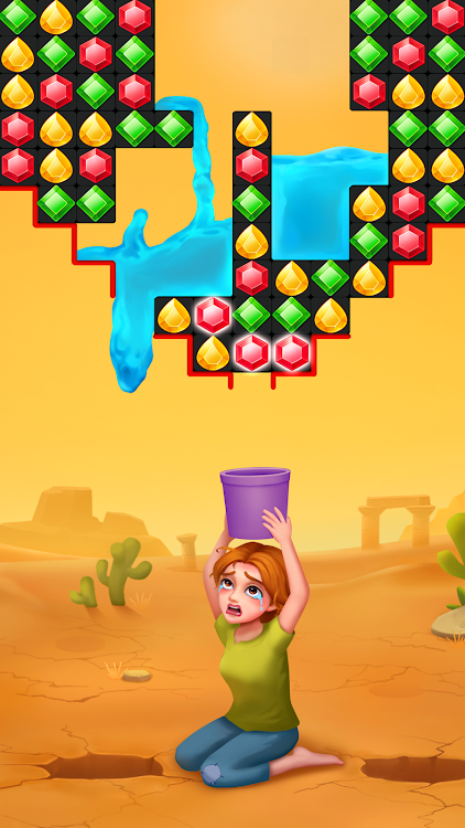 #4. Jewel Hunter - Match 3 Games (Android) By: LinkDesks Classic Puzzle Games