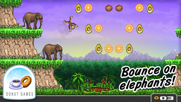 #3. Monkey Flight (Android) By: Donut Games