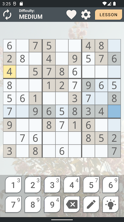 #2. Sudoku Premium (Android) By: Andrei Brusentsov