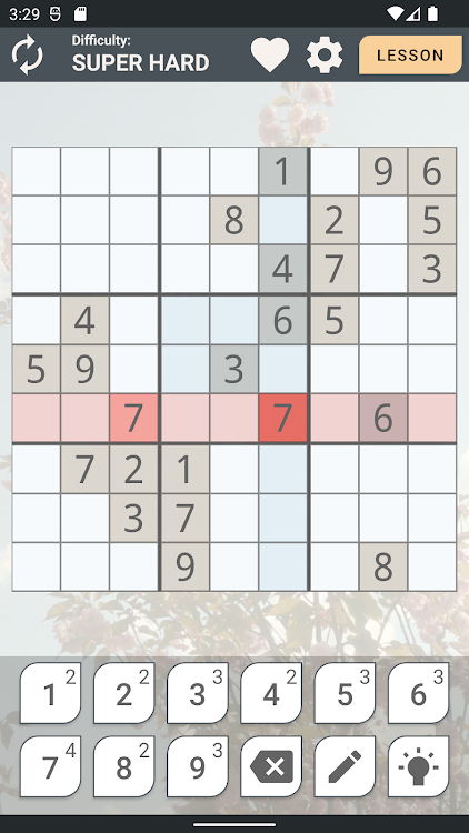 #6. Sudoku Premium (Android) By: Andrei Brusentsov