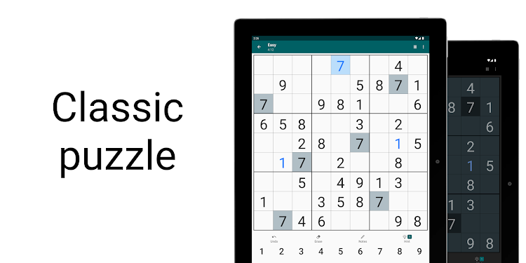 #5. Sudoku - Classic Sudoku Game (Android) By: Aleksey Samsonov