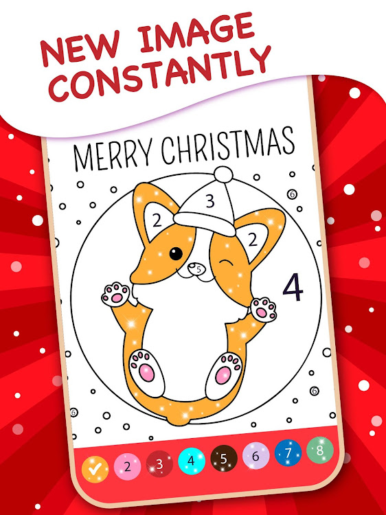 #8. Kids Christmas Coloring Book (Android) By: VladMadGames