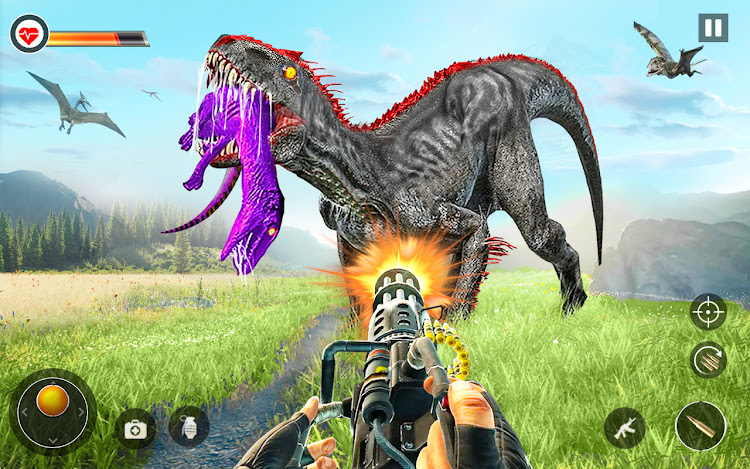 #3. Dino Hunter 3D - Hunting Games (Android) By: Door to games