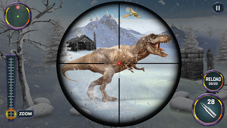 #8. Dino Hunter 3D - Hunting Games (Android) By: Door to games