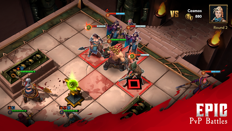 #4. Grimguard Tactics: Fantasy RPG (Android) By: Outerdawn Limited