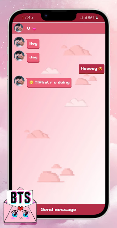 #8. BTS Messenger : Chat Simulator (Android) By: Normandie Galaxy