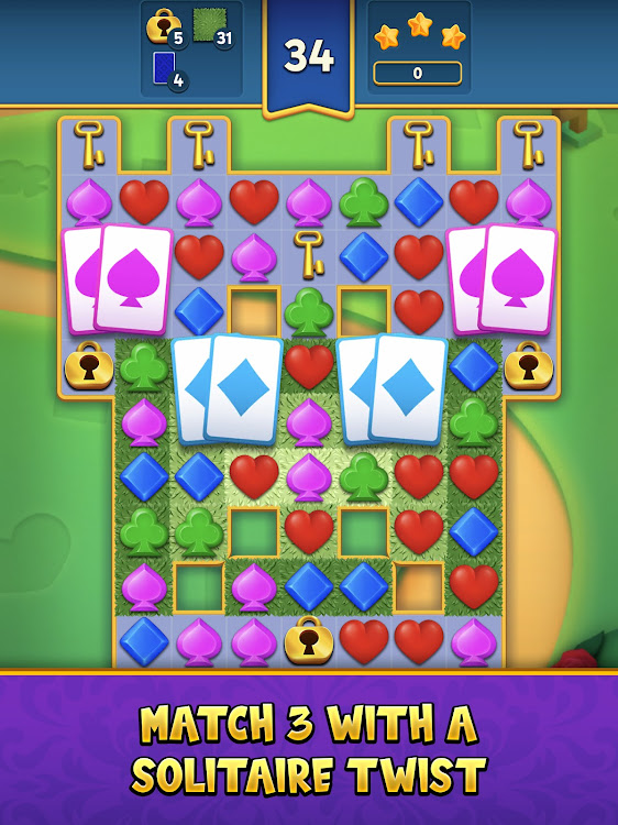 #8. Solitaire Match 3 (Android) By: MobilityWare