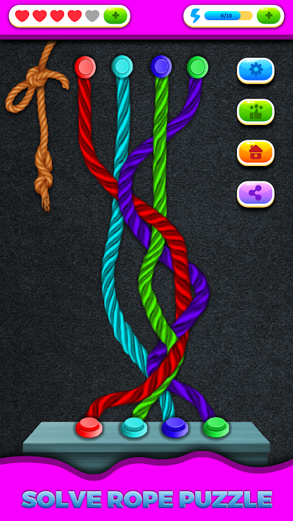 #2. Tangle Twist : Solve Untangle (Android) By: GamesPlus