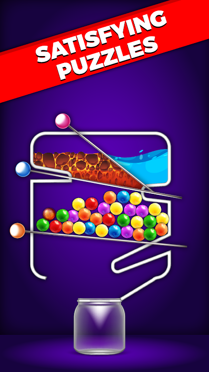 #2. Pull the Pin Balls Home Puzzle (Android) By: GamesPlus