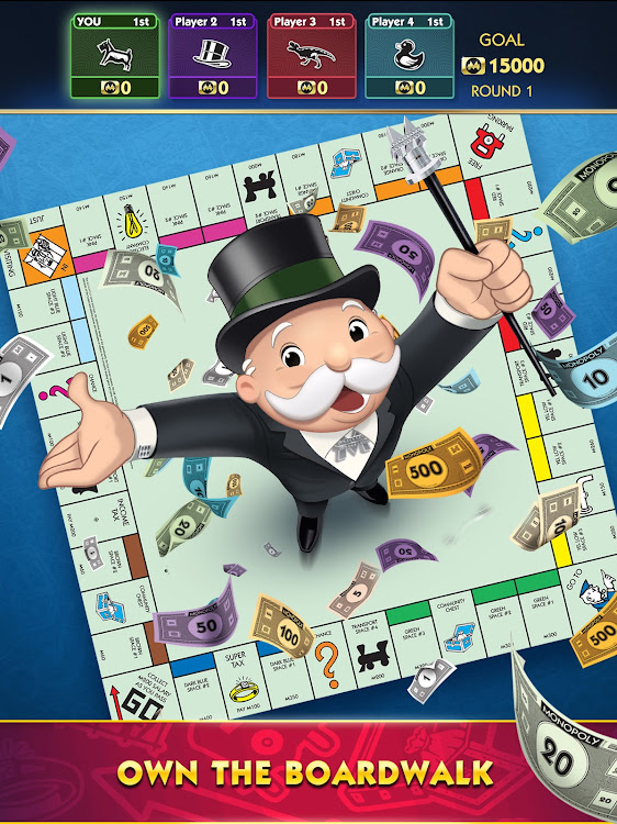 #8. MONOPOLY Solitaire: Card Games (Android) By: MobilityWare