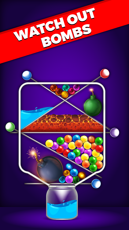 #4. Pull the Pin Balls Home Puzzle (Android) By: GamesPlus