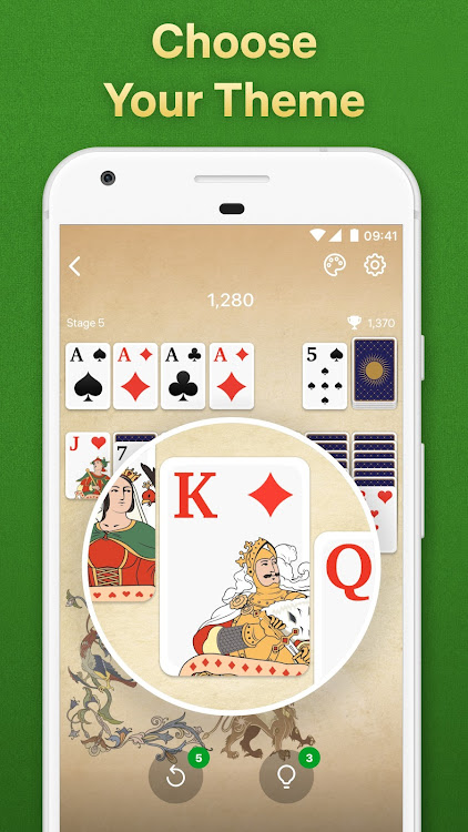 #5. Solitaire - Classic Card Game (Android) By: Easybrain