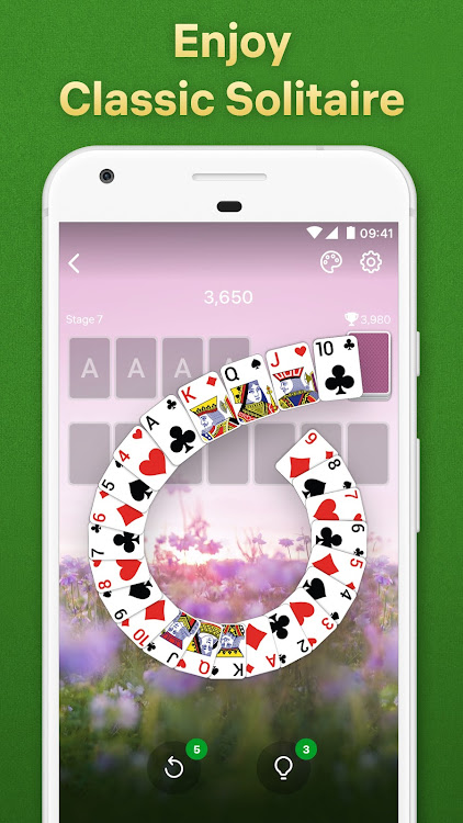 #7. Solitaire - Classic Card Game (Android) By: Easybrain