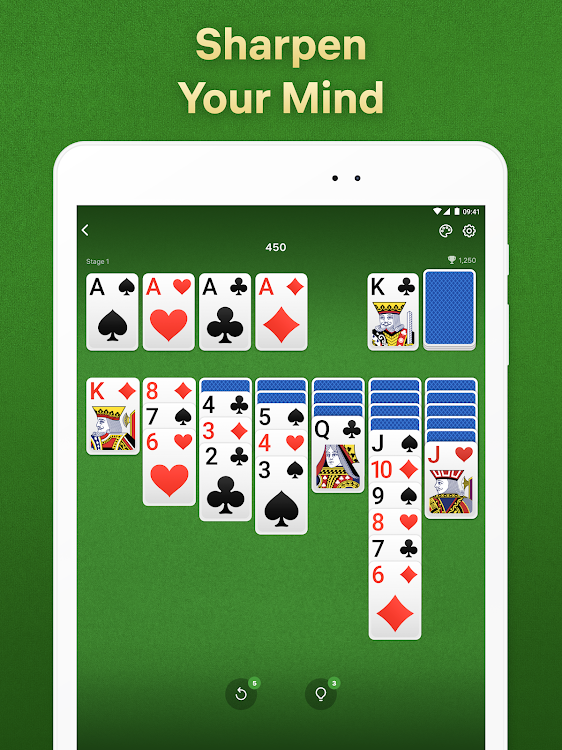 #9. Solitaire - Classic Card Game (Android) By: Easybrain