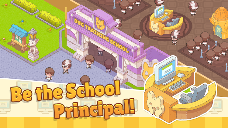 #6. Idle Dog School—Trainer Tycoon (Android) By: Elraim Studio