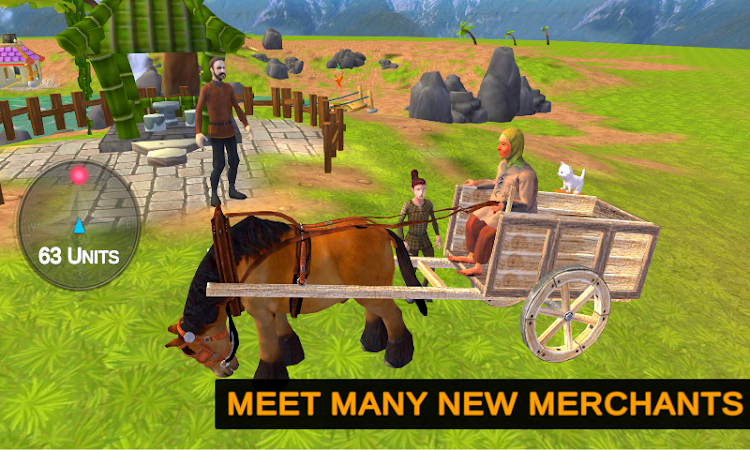 #2. Horse Cart Carriage Game 3D (Android) By: EpicEdge Games