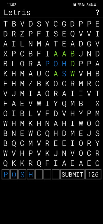 #3. Letris - daily letter puzzle (Android) By: KubiKDB