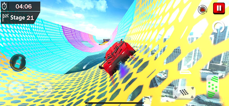 #2. Car Stunt Racing Climb Stuntin (Android) By: GameEnix - Monster Truck Racing,Action Games