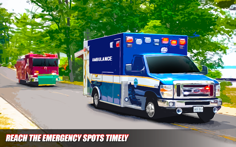 #3. Ambulance Simulator Van Driver (Android) By: Alpha Square