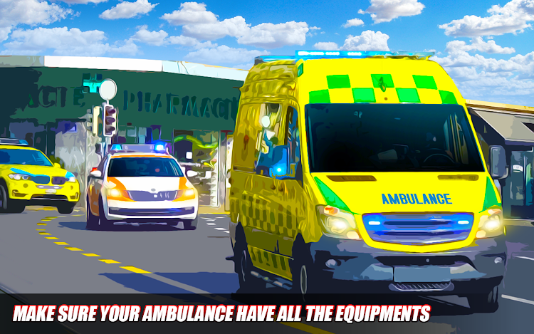 #4. Ambulance Simulator Van Driver (Android) By: Alpha Square