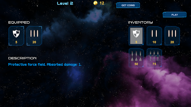 #4. Nymerian Fighter Space Shooter (Android) By: Nymerian Games