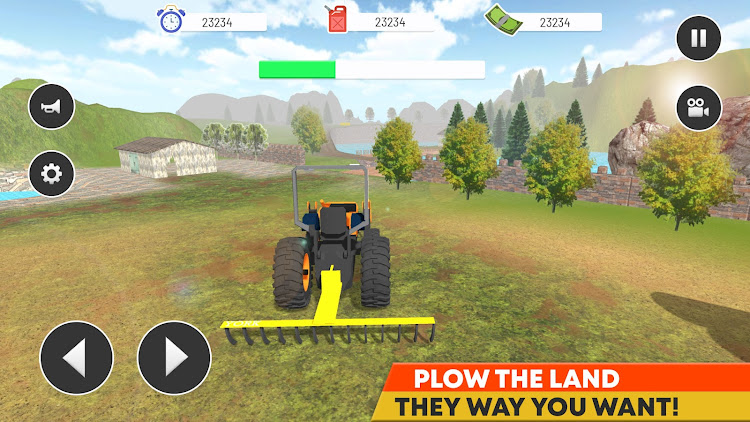 #4. Future Farming Tractor Drive (Android) By: Nobody Game Studio