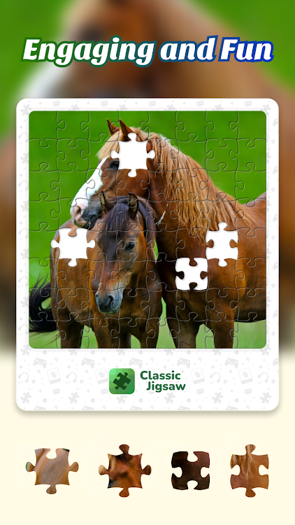 #4. Jigsaw Puzzle - Classic Jigsaw (Android) By: Coloring Game Studio@RabiGame