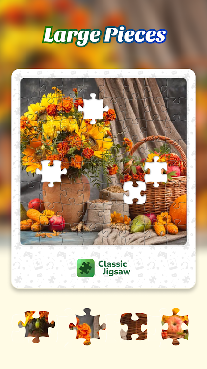 #5. Jigsaw Puzzle - Classic Jigsaw (Android) By: Coloring Game Studio@RabiGame