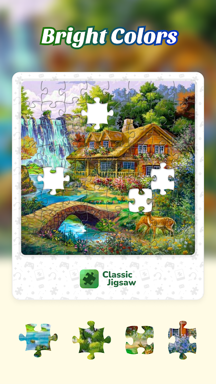 #7. Jigsaw Puzzle - Classic Jigsaw (Android) By: Coloring Game Studio@RabiGame