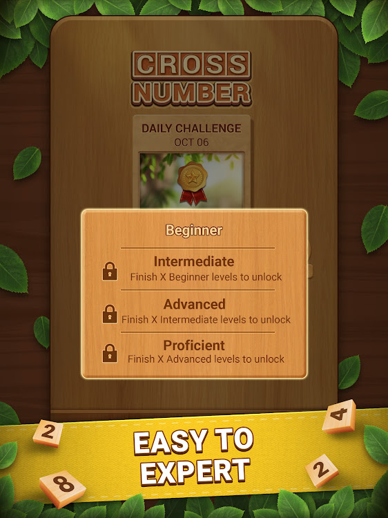 #8. Cross Number: Math Game Puzzle (Android) By: BRAINWORKS PUBLISHING PTE. LTD.