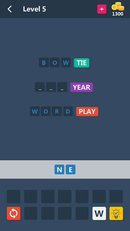 #5. Word Mania - Brainy Word Games (Android) By: Eggies