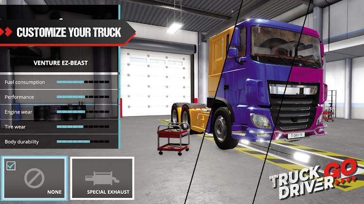 #2. Truck Driver GO (Android) By: SOEDESCO