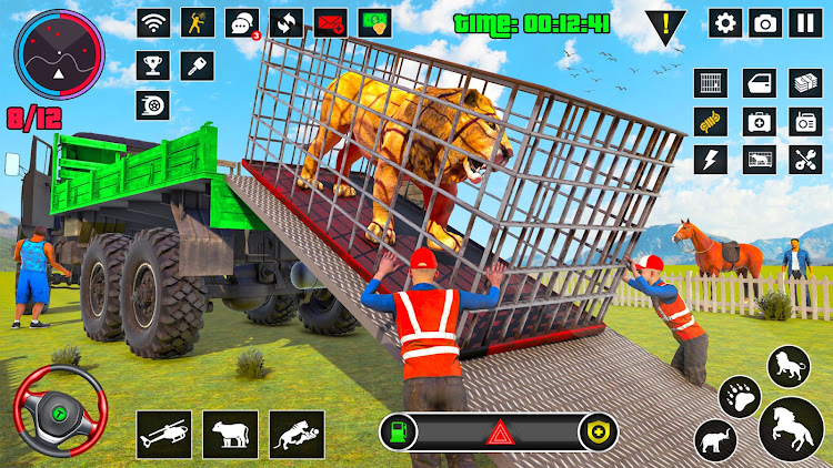 #2. Wild Animals Truck Transport (Android) By: Gamba Studio