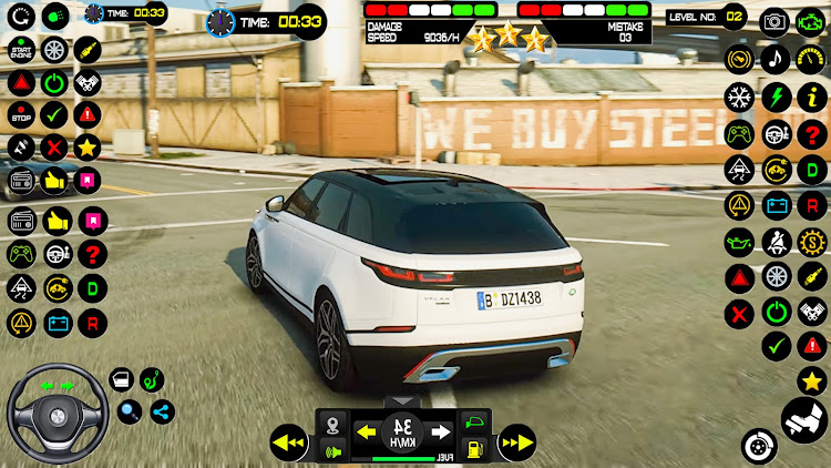 #2. Car Games: Car Driving School (Android) By: Micron Technology Inc