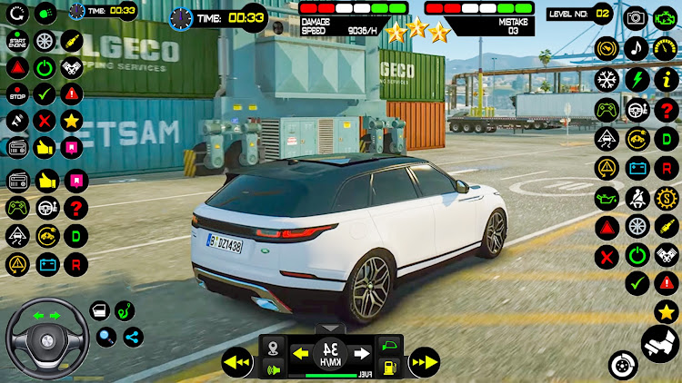 #3. Car Games: Car Driving School (Android) By: Micron Technology Inc