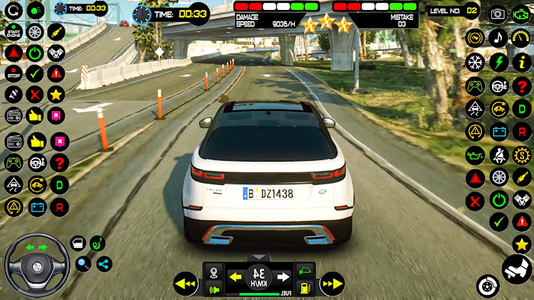 #8. Car Games: Car Driving School (Android) By: Micron Technology Inc