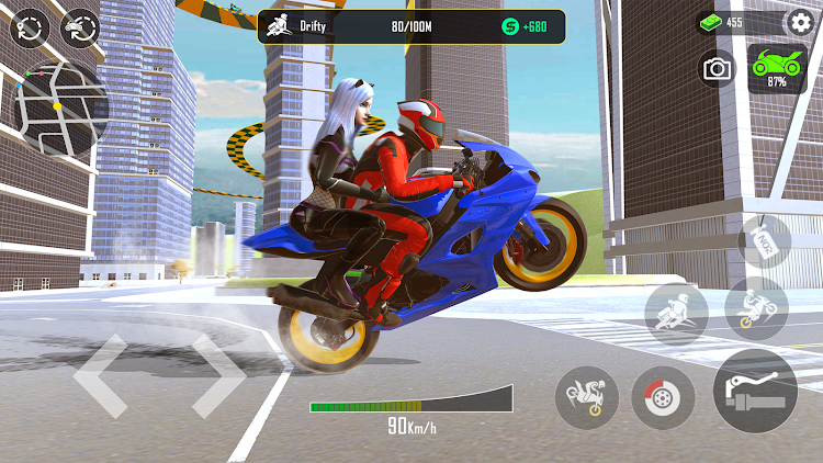 #2. GT Moto Stunt 3D: Driving Game (Android) By: Zego Studio