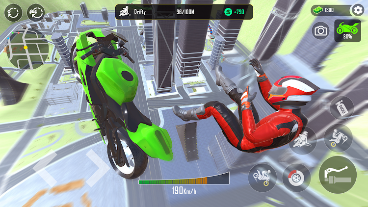 #6. GT Moto Stunt 3D: Driving Game (Android) By: Zego Studio