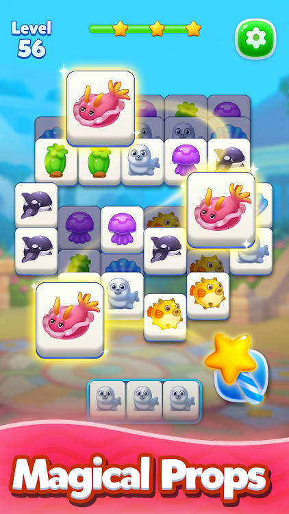 #6. Match King: 3 Tile Puzzle Game (Android) By: BlueFutureGames